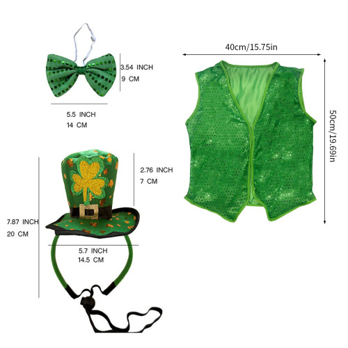 User Friendly Polyester Plastic Patricks Day Parties Outfit 2