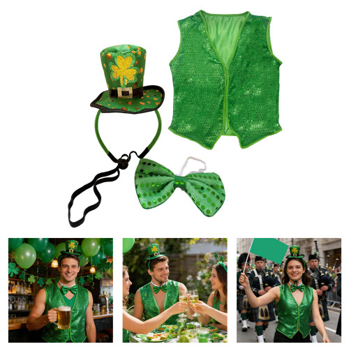 User Friendly Polyester Plastic Patricks Day Parties Outfit 1