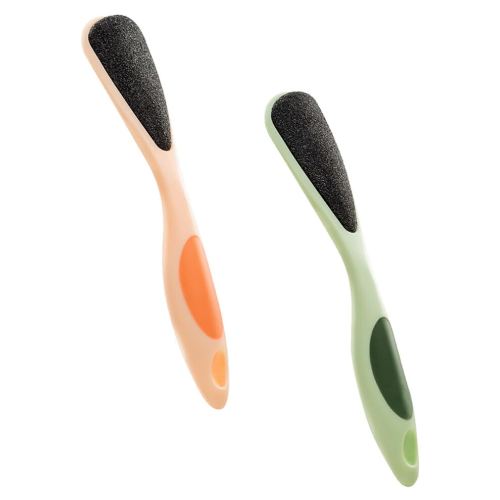 DoubleSided Foot File Callus Remover with Ergonomic Long Handle for Dead Skin and Corn Removal