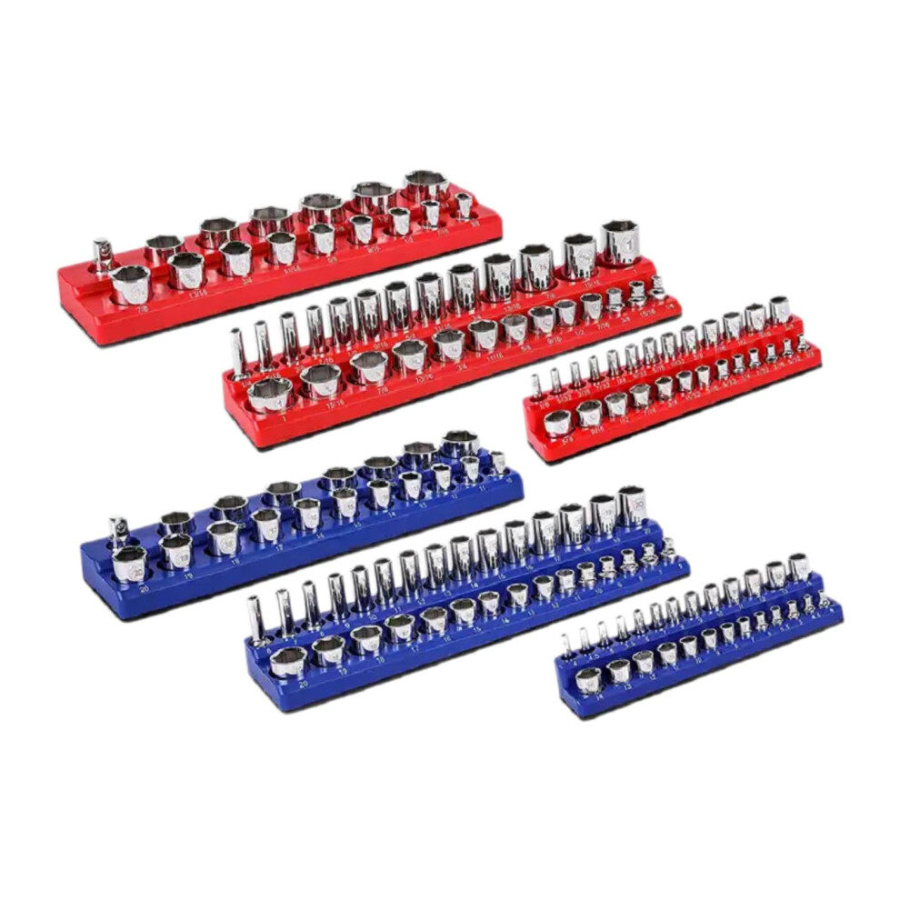Socket Organizers 6Pack Socket Racks For Workbench And Tool Drawer Professional Heavyduty Lightweight Performance 9094768730607