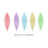 5Pcs Colorful Tatting Shuttle Set - Plastic DIY Lacemaking Tool Kit 7