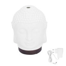 Difusor de Buda de cerâmica, difusor ultrassônico de óleos essenciais para aromaterapia relaxante em qualquer ambiente.