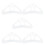 3D Mask Bracket for Enhanced Breathing Space, Silicone Mask Bracket with Ergonomic Support Reusable Mask Insert Support for Makeup Smudge Proof & 6