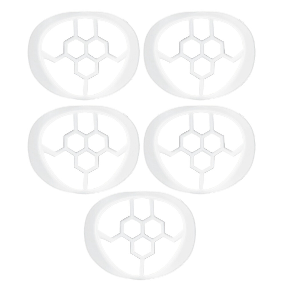 3D Mask Bracket For Enhanced Breathing Space, Silicone Mask Bracket With Ergonomic Support Reusable Mask Insert Support For Makeup Smudge Proof & 9448196850480