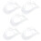 3D Mask Bracket for Enhanced Breathing Space, Silicone Mask Bracket with Ergonomic Support Reusable Mask Insert Support for Makeup Smudge Proof & 7