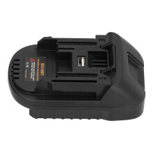 Akkumulátor adapter Makita szerszámokhoz, Dewalt 20V és Milwaukee M18 Makita 18V lítium-ion akkumulátorrá alakítása USB kimeneti porttal,