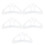 3D Mask Bracket for Enhanced Breathing Space, Silicone Mask Bracket with Ergonomic Support Reusable Mask Insert Support for Makeup Smudge Proof & 4