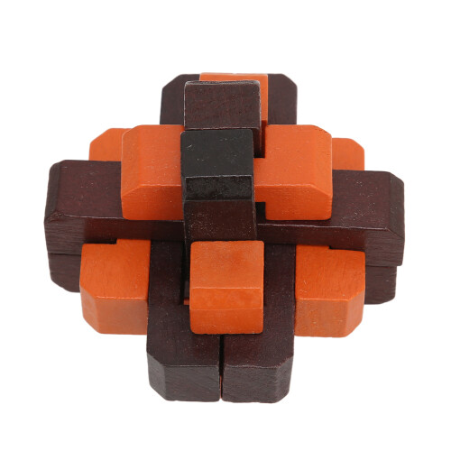 Educational Toy Brain Teaser Puzzle 3D Puzzle Stimulate Brain Creative Thinking Spatial Imagination Problem Solving Challenging Game for All Ages, 2