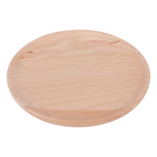 Assiette en bois de hêtre écologique, décor grain de bois naturel, plateau de service robuste, vaisselle multifonctionnelle en bois, vaisselle de
