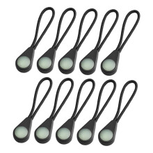 Luminous AntiLost Zipper Pullers 10Pack For Backpacks Jackets Bags Universal Fit Replacement Extenders Outdoor Camping