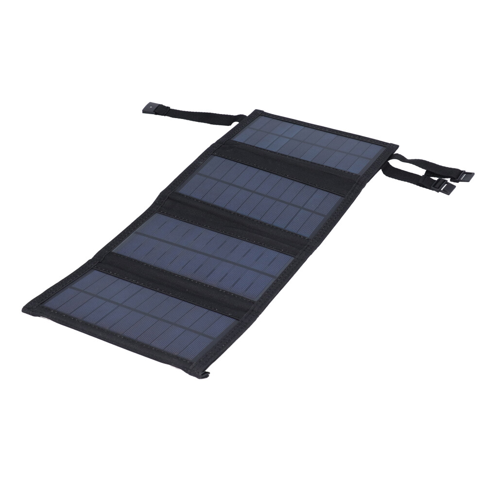 Lightweight 20W Foldable Solar Panel With Usb Black For Camping & Hiking 8711378395217
