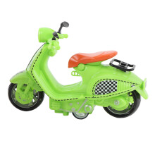 Alloy Women Motorcycle Model Toy Green, 11.5x8cm Collectible Ornament