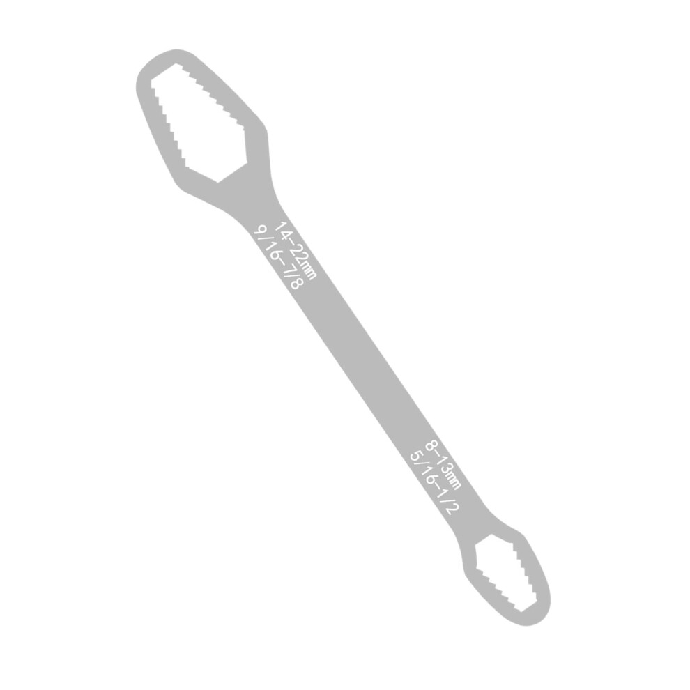 Multifunction Wrenches Double Head Adjustable 3Mm 22Mm 240Mm Silver For Home Maintenance And Car Repairs 9189345485121