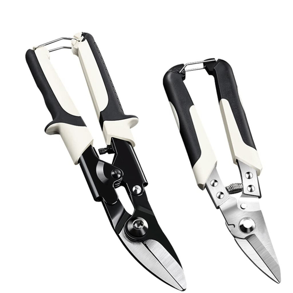 Heavy Duty Tin Snips Aviation Shears 15Mm Chrome Vanadium Steel For Metal Cutting 9094768732342