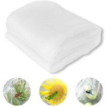 Garden Netting Fine Mesh Insect Netting for Vegetable Plant Protection, White 1x70m