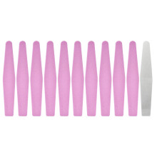 Blocos de polimento para unhas, alta elasticidade, resistentes e laváveis. Granulometria dupla 100/180. Reforçados com tala de aço. Duráveis.