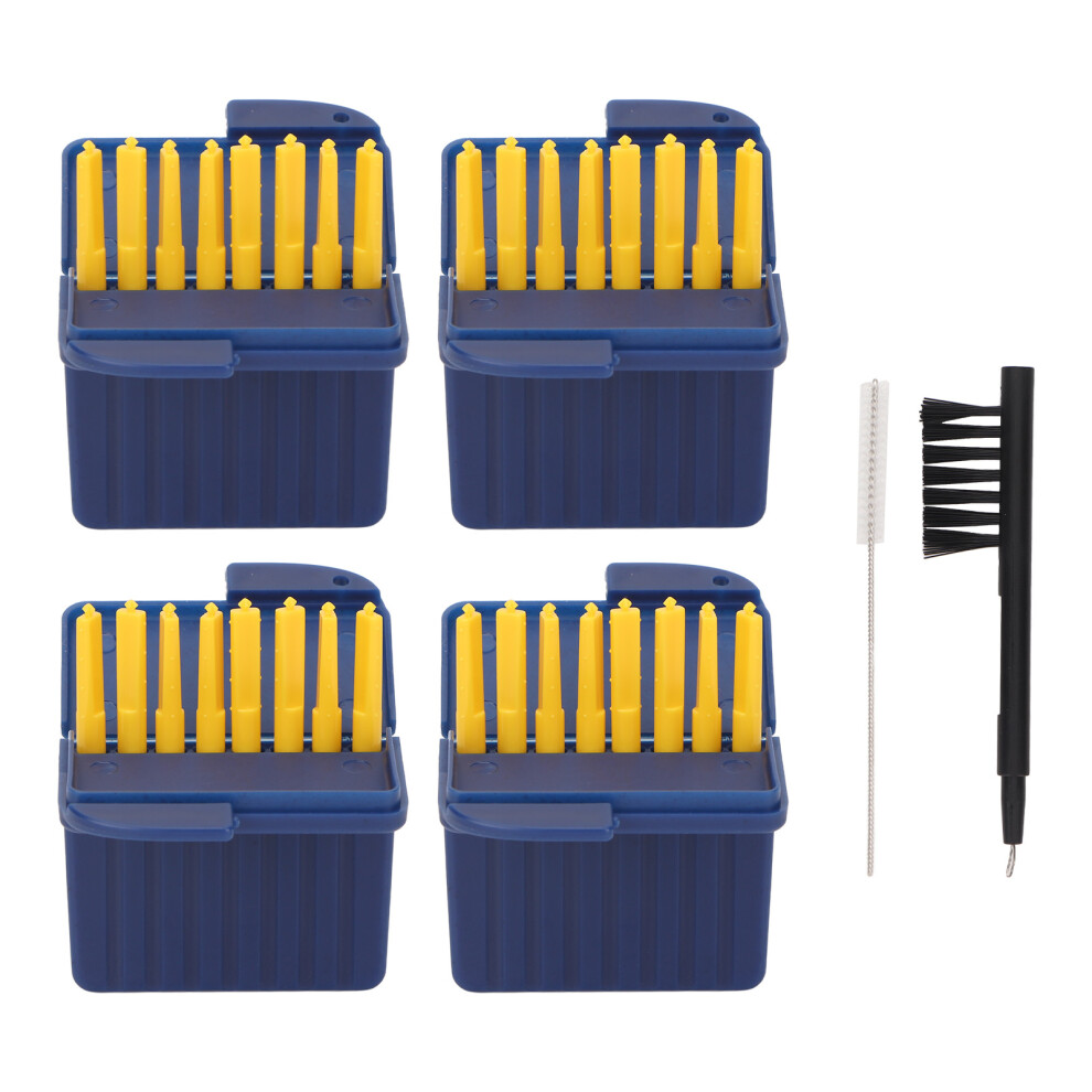Hear Clear Wax Guards for Starkey Hearing Aids, Hearing Aid Filters with Cleaning Tools for RIC CIC ITE ITC, Earwax Trap Replacements Prevent Moistur