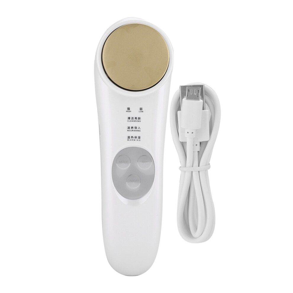 Hot Cold Facial Massager with Sonic Vibration for Pores Tightening and Skin Firmness, Multimode Skincare Device with 45 Degree Constant Temperature