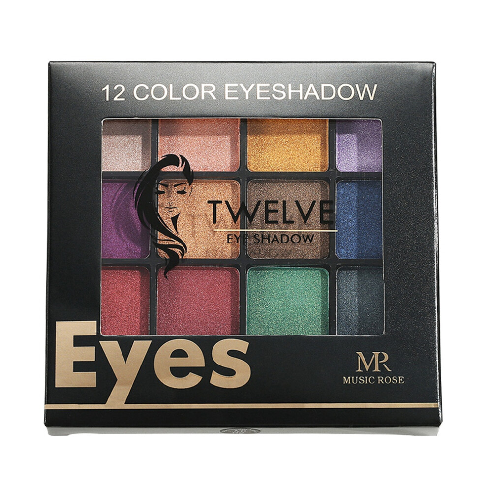 Matte Shimmer Eyeshadow Palette, Long Lasting Waterproof Highly Pigmented Blendable Shades Velvet Texture Hypoallergenic Natural Formula Suitable for