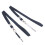 2 Pcs Adjustable Ultrasonic Silent Dog Whistle Bark Control Training Tool 1