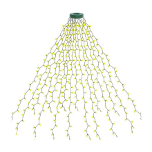 Christmas Tree Lights IP65 Water Proof 16 Lines 8 Modes Indoor Outdoor Decorations EU Plug,B
