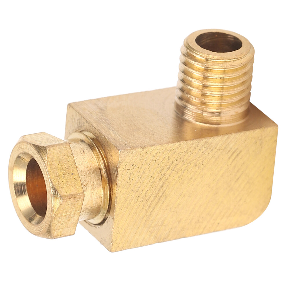 Brass 90 Degree Oil Line Elbow Fitting 6Mm Tube M8 X 1 Thread Pl608 7891378407910