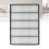 Excavator Air Filter 410x293mm High Efficiency External Filter 10