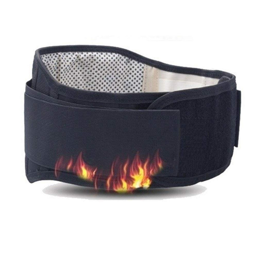 Lumbar Brace SelfHeating Waist Support Belt Magnetic Therapy Lower Back Support For Men Women Size XL