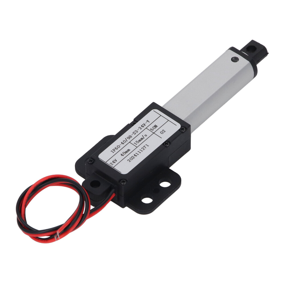 Electric Linear Actuator 50N Thrust 40Mm Stroke 24V Small Motion Tool 5001378408929
