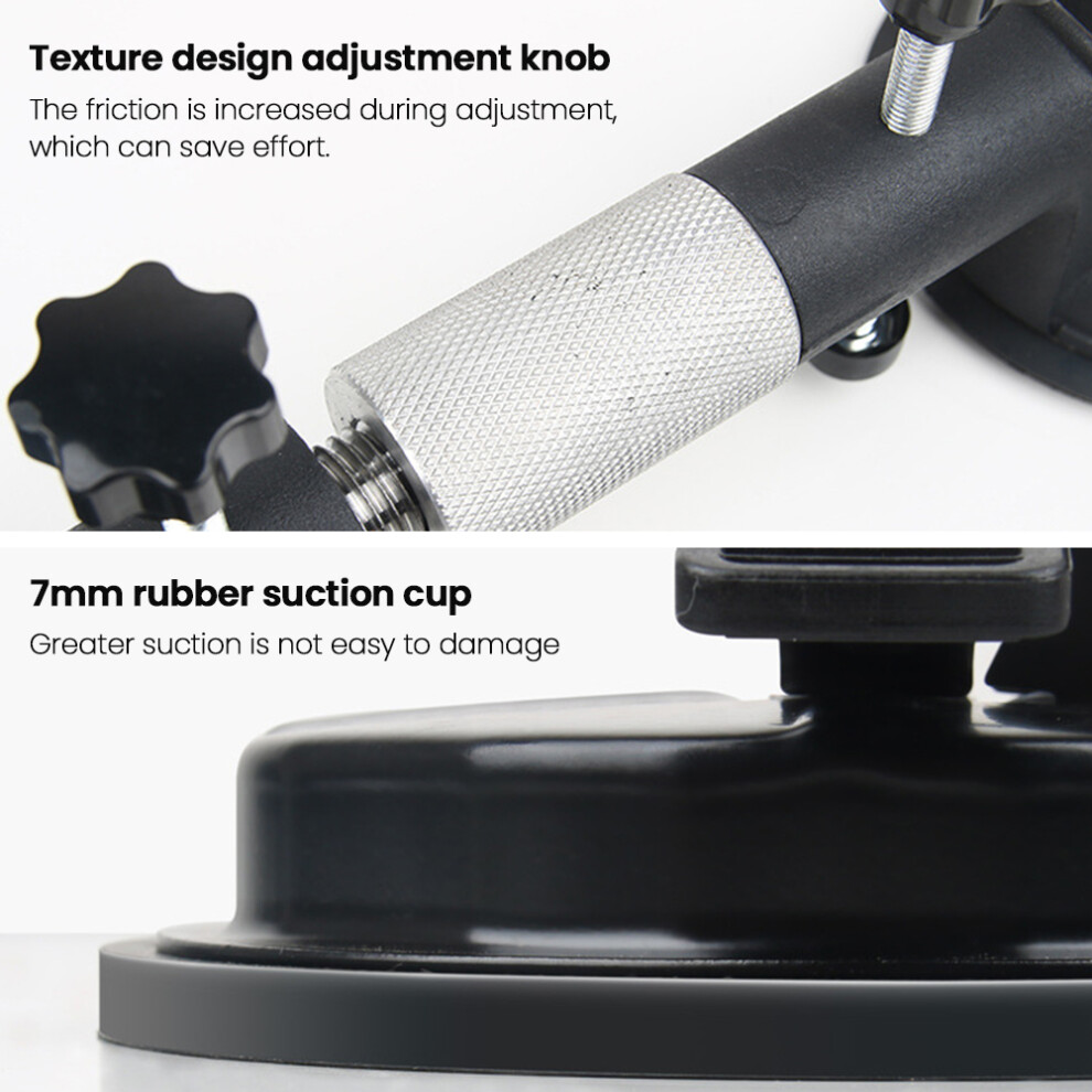 Heavy Duty Dual Vacuum Suction Cup Seam Setter For Stone And Tile, 123Mm 4341378412245