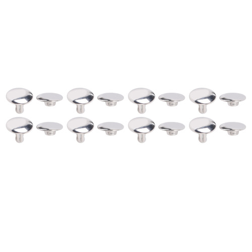 500 Stainless Steel Leather Craft Rivets 9x6mm Double Cap