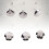 500 Stainless Steel Leather Craft Rivets 9x6mm Double Cap 14