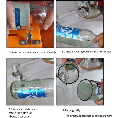 DIY Wine Bottle Tool For PC Glass Bottle Cutter Wine Cutter Cutting Machine Accurate Threading Smooth Operation Blue 1