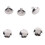 500 Stainless Steel Leather Craft Rivets 9x6mm Double Cap 12