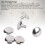 500 Stainless Steel Leather Craft Rivets 9x6mm Double Cap 5