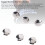 500 Stainless Steel Leather Craft Rivets 9x6mm Double Cap 4