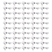 500 Pack Stainless Steel Leather Rivets 9x6mm Double Cap