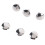 500 Pack Stainless Steel Leather Rivets 9x6mm Double Cap 2