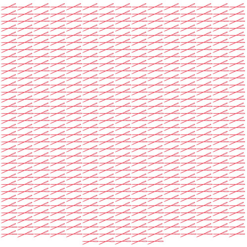 1000pcs Plastic Sewing Needles, 7cm, Red for Crafts & Sewing 1