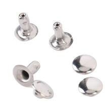 7x6mm 201 Stainless Steel Single Cap Rivets for Leather Craft (500 Sets)
