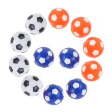 Foosball Table Balls 12Piece Replaceable Colorful Set For Tabletop Football Game Home And Game Store Use