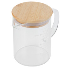 Misurino in vetro borosilicato trasparente da 350 ml