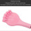 (pink) Adjustable Back Scratcher Massager Itch Relief Tool Full Body Relaxation 5