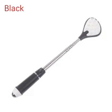 (Black) Tickle Scratch Itchy Scratch Portable Scratcher Telescopic Scalable Scratch Back Scratch Tool Portable Point Massage Stick
