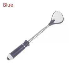 (Blue) Tickle Scratch Itchy Scratch Portable Scratcher Telescopic Scalable Scratch Back Scratch Tool Portable Point Massage Stick