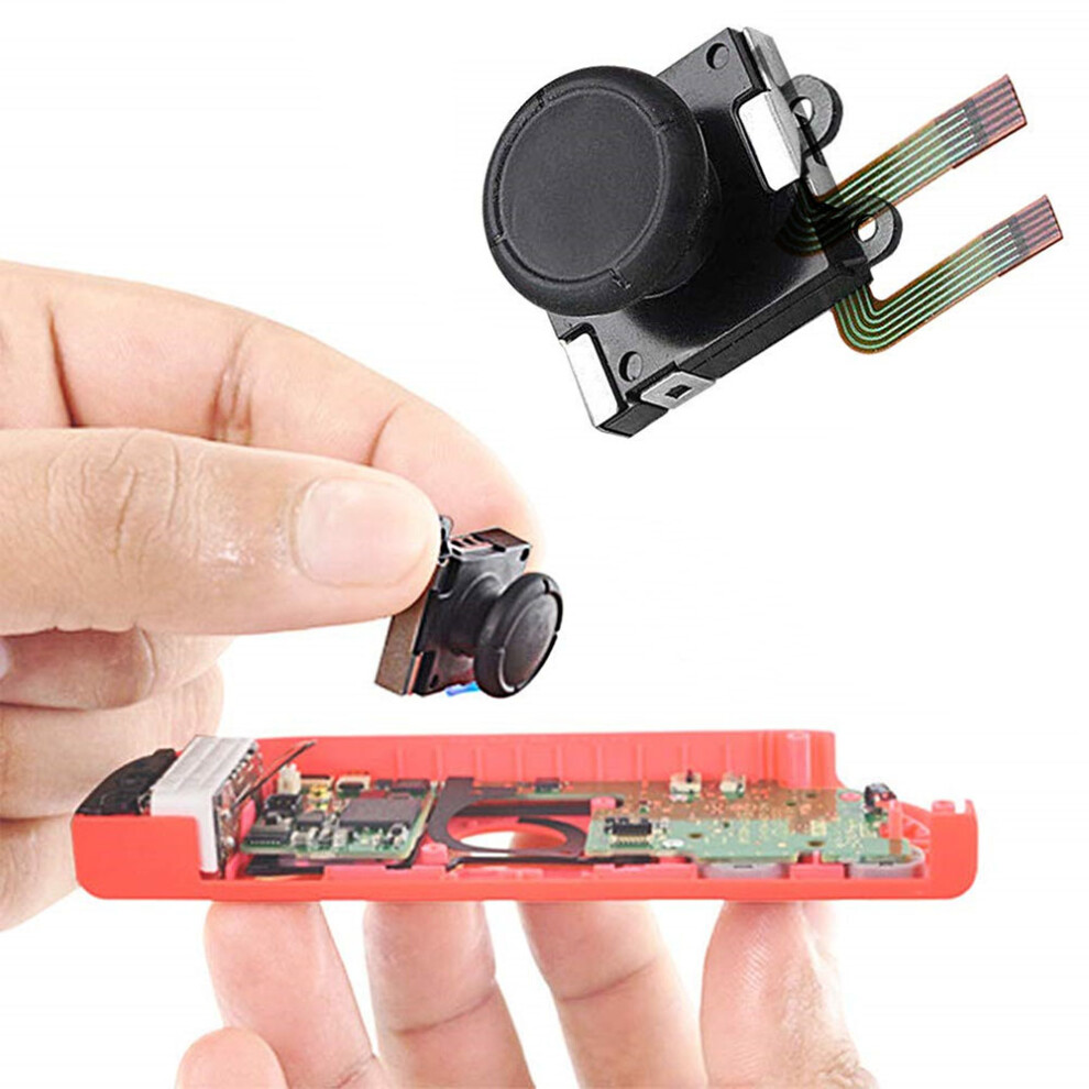 Analog Joystick Repair Kit, Compatible With Nintendo Switch Lite, Includes Tri-Wing Screwdriver For Easy Access And Magnetic Tip For Secure Handling 9012494690842