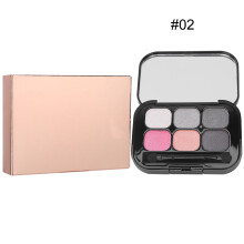 Glamour para o dia a dia: Descubra o poder da nossa paleta de sombras cruelty-free, seu passaporte para uma elegância sem esforço (6 pares) À