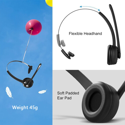 Ακουστικά Bluetooth με ακύρωση θορύβου Superior4X, ελευθερία ασύρματης περιαγωγής, 2