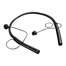 Bandă de gât ergonomică ușoară, sunet clar, cavitate metalică pentru bas îmbunătățit, 13-15 ore de redare, rezistent la apă IPX5, căști