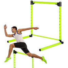 Adjustable Height Training Hurdle 23.62 Detachable Track For Speed And Agility Training Soccer Basketball Green Model 1